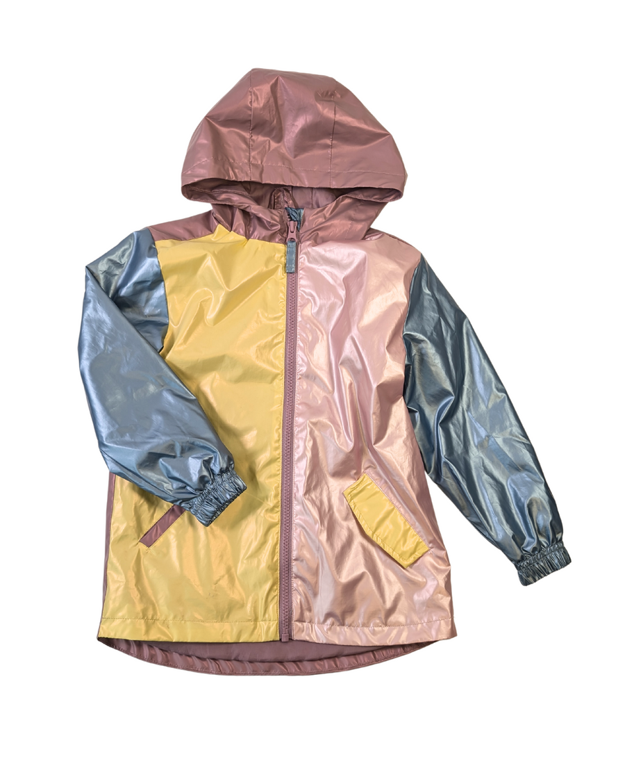 Impermeable colorblock metallique - Andy & Evan - 4-5 ans