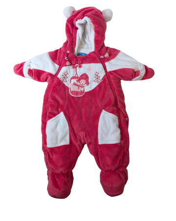 Pink Snowsuit - Gagou Tagou - 3M