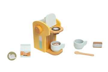 Wooden coffee toy set