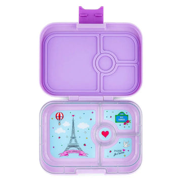 Bento Panino 4 compartments - Pink/Paris