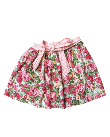 Vintage Floral Skirt - Spaghetti and Confetti - 5 Years