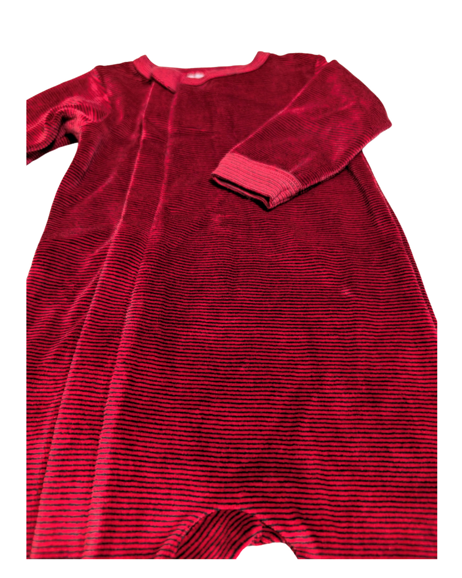 Red Corduroy Pajamas - Coccoli - 6M