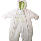 White Snowsuit - Baby Bell -6M