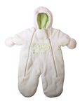 White Snowsuit - Baby Bell -6M