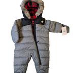 Grey Snowsuit - Canadiana - 3-6M