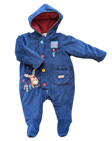 Habit mi-saison en peluche - Babaluno - 3-6m
