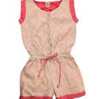 Little Karl Marc John - Barboteuse rose/blanc - 8 ans