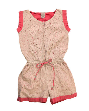 Pink/White Romper - Little Karl Marc John - 8