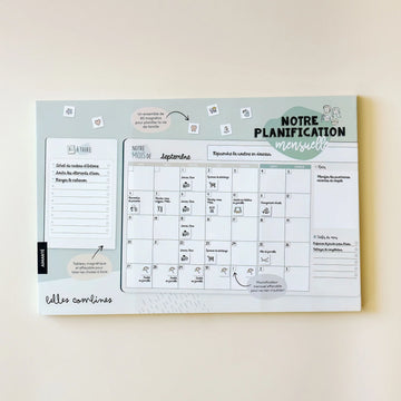 “Notre planification mensuelle” Box-set