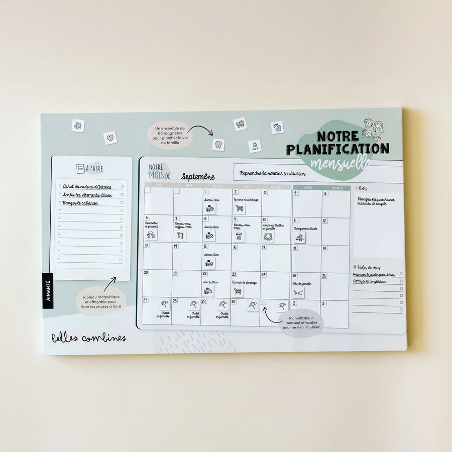 “Notre planification mensuelle” Box-set