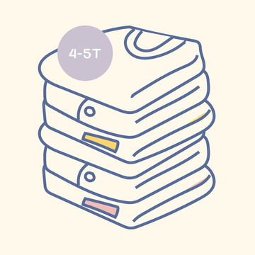 Surprise Bundle 4-5T Girl Summer - GIRLS RULE (9 pieces)