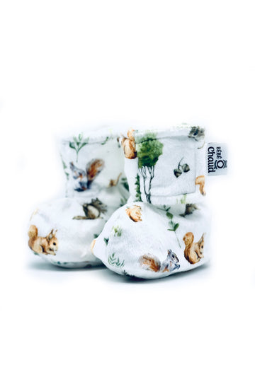 Patterned slippers - Woodland Squirrel