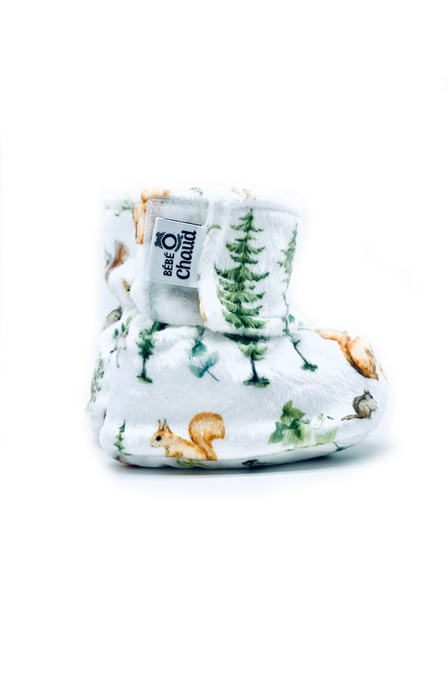 Patterned slippers - Woodland Squirrel