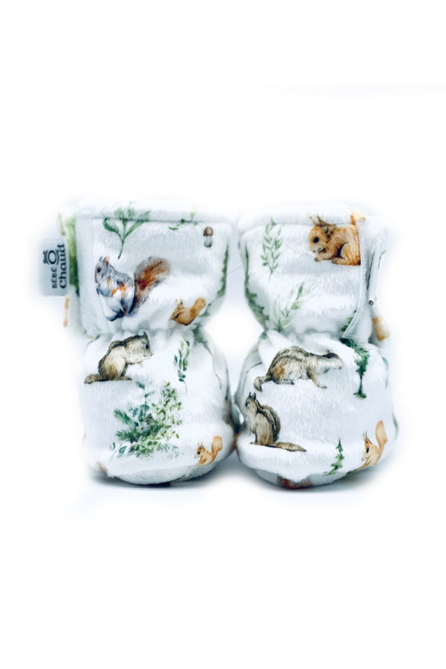 Patterned slippers - Woodland Squirrel