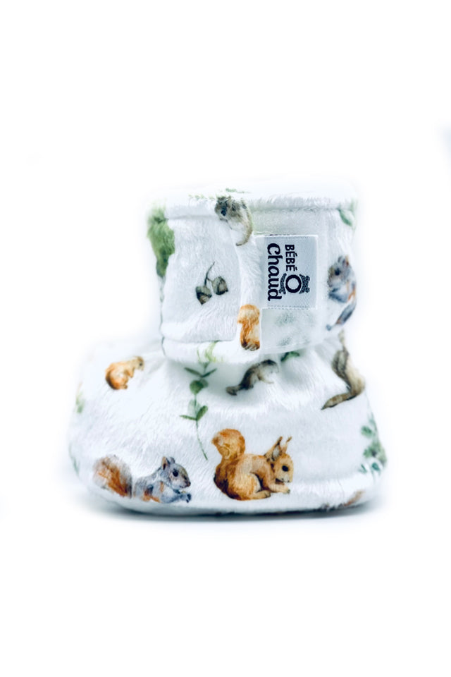 Patterned slippers - Woodland Squirrel