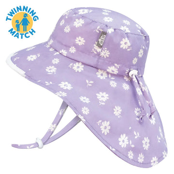 Chapeau aventure en coton - Purple Daisy