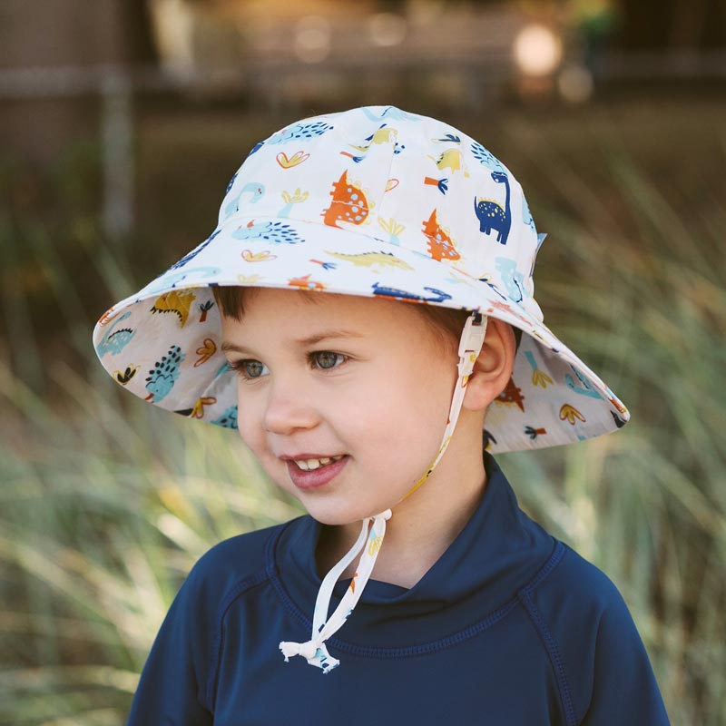 Cotton Bucket Hat - Dino Kids