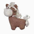 Knitted soft toy - Harper the horse