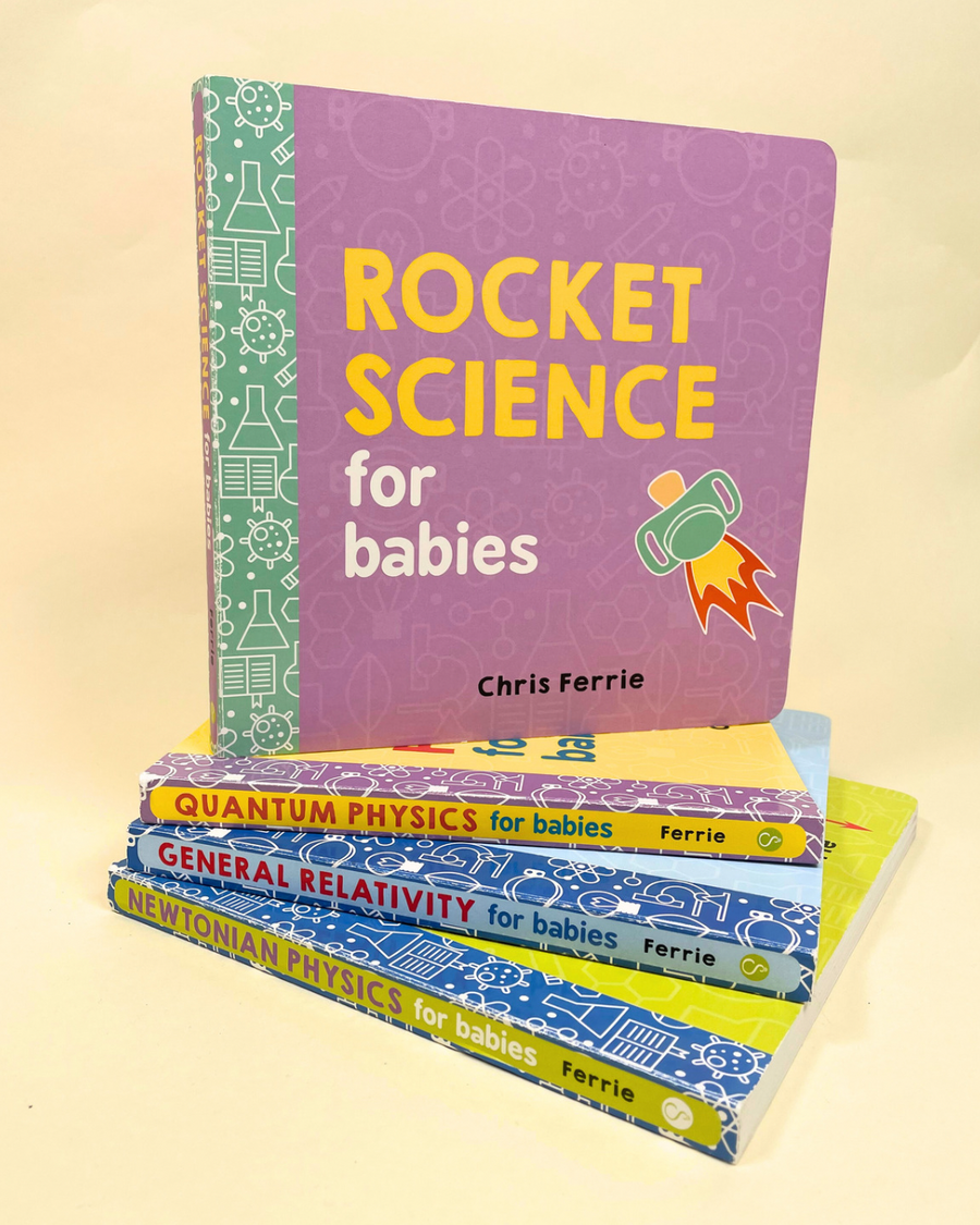Ensemble de 4 livres - les sciences pour bébé