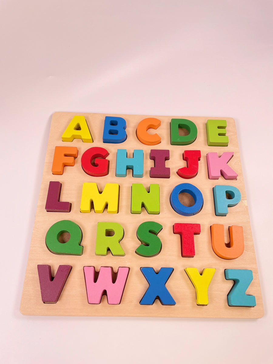 Casse-tête alphabet en bois