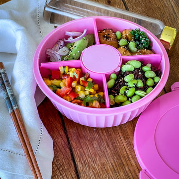 Poke Bowl 4 compartments - Pink