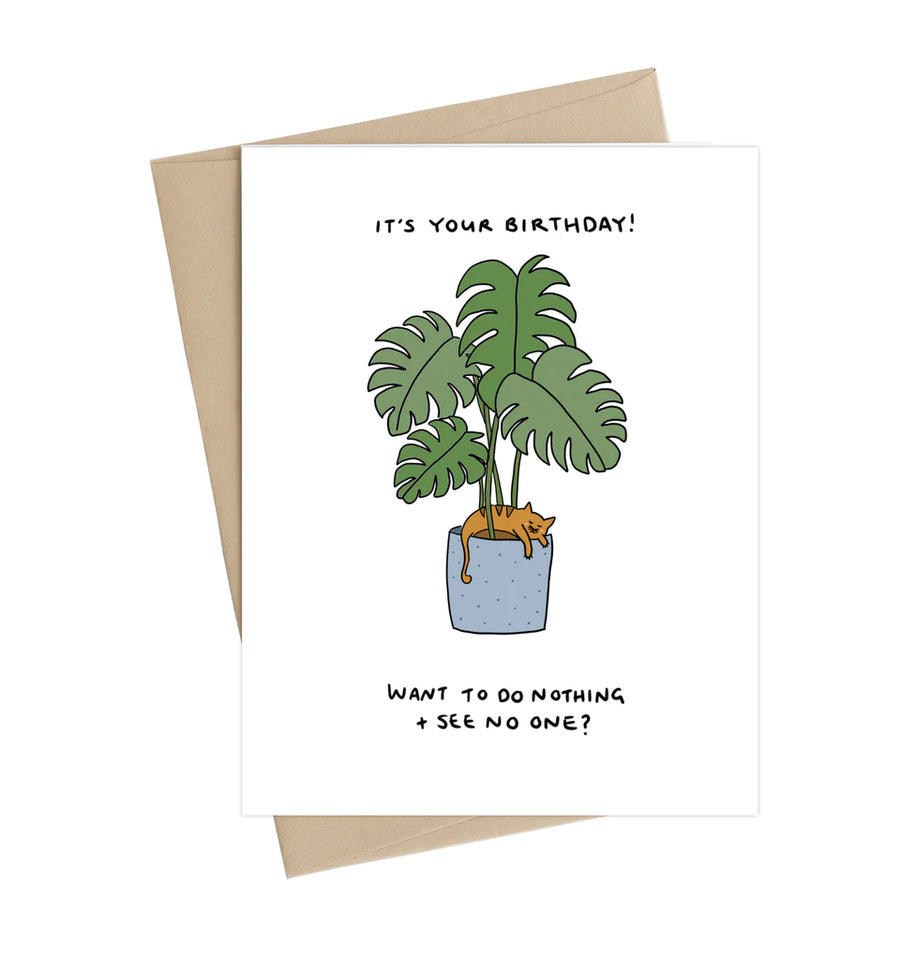 Greeting card - Introvert Birthday