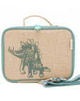 Lunch Bag - Green Stegosaurus