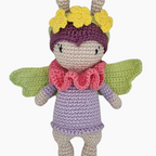 Knitted soft toy - Friends of the woods fairy