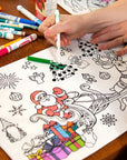 Coloring Placemats 12x18in - Christmas (2 sided)