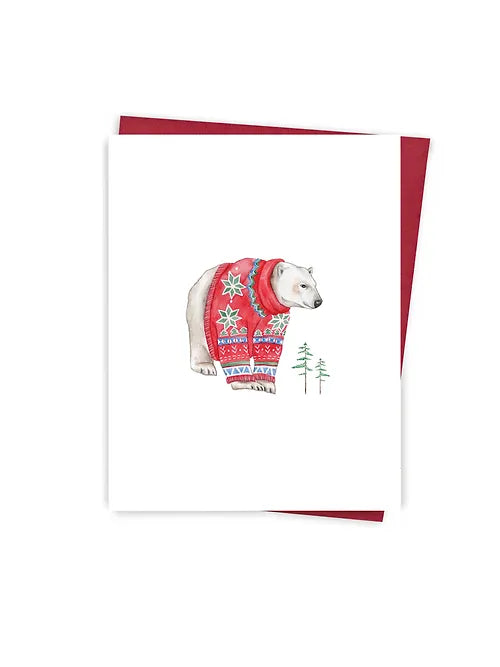 Greeting card - Polar bear