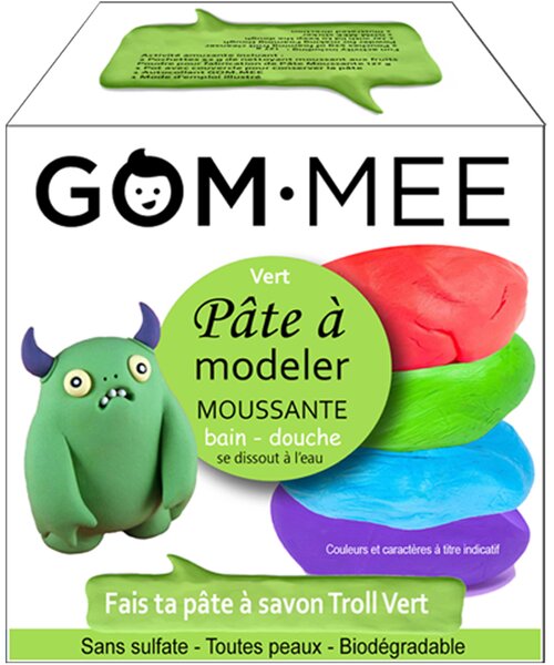 Pâte à modeler moussante