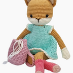 Knitted plush toy - Socquette