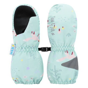 Cozy-Dry Waterproof Mittens - Minty Forest