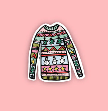Vinyl Sticker - Christmas Sweater