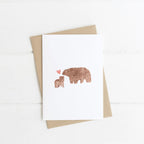 Greeting card - Mama bear