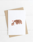Greeting card - Mama bear