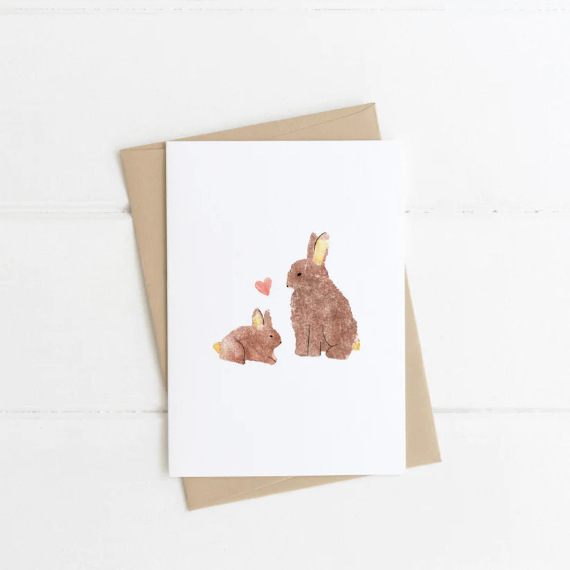 Greeting card - Mama bunny