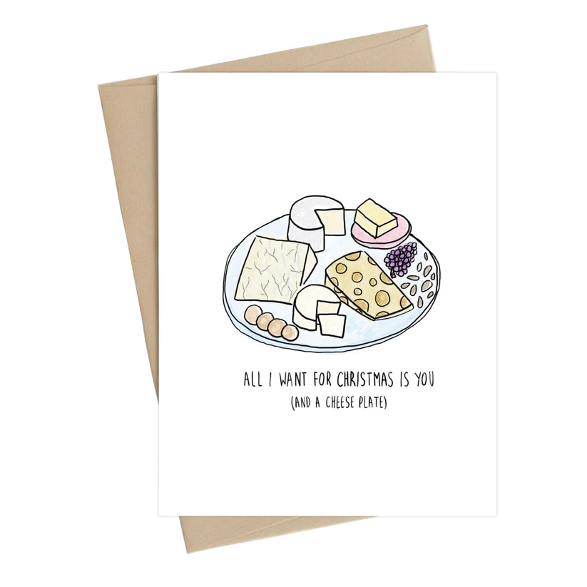 Greeting Card - Cheese Plate