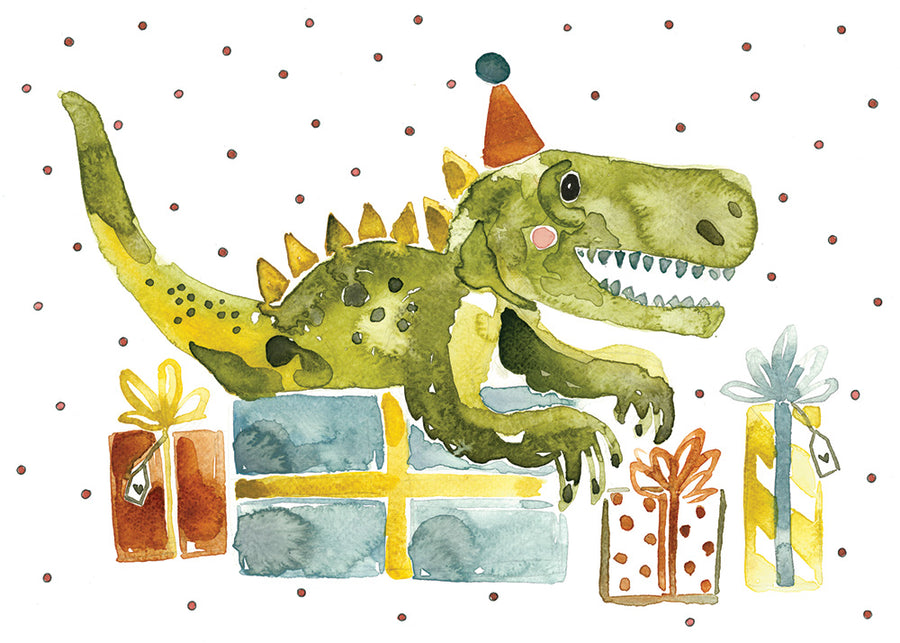 Greeting card - Dinosaur party