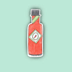 Autocollant vinyle - Hot Sauce