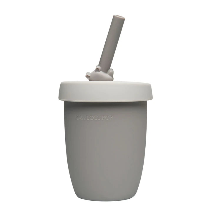 Silicone Cup with Straw
