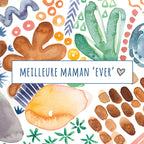 Greeting Card - Meilleure maman 'ever'