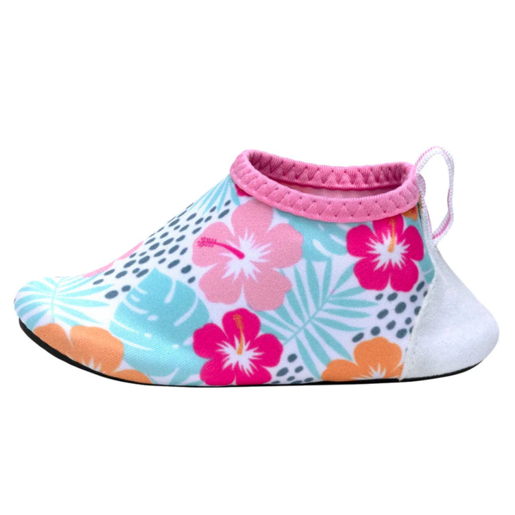 Chaussures d'eau - fleurs tropicale