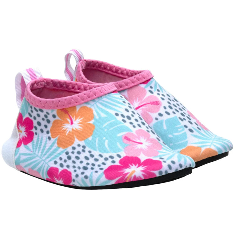 Chaussures d'eau - fleurs tropicale