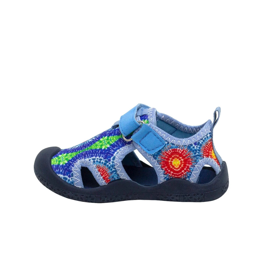 Waterproof sandals - blue multicolor