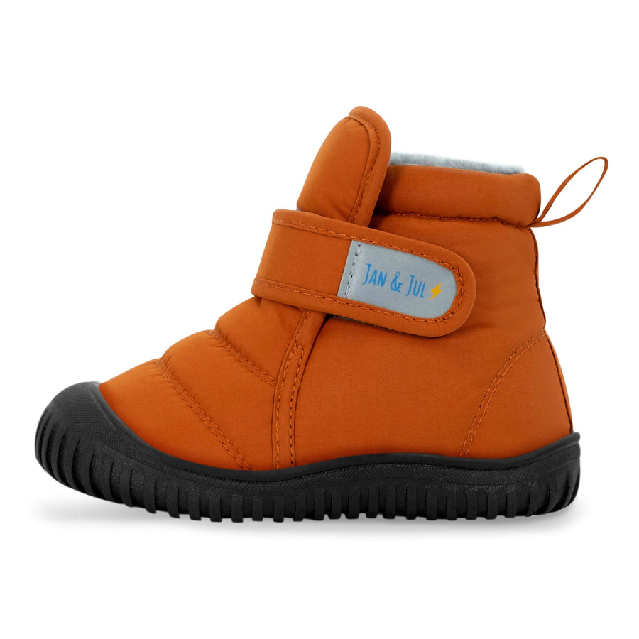 Short insulated boots - Terracotta