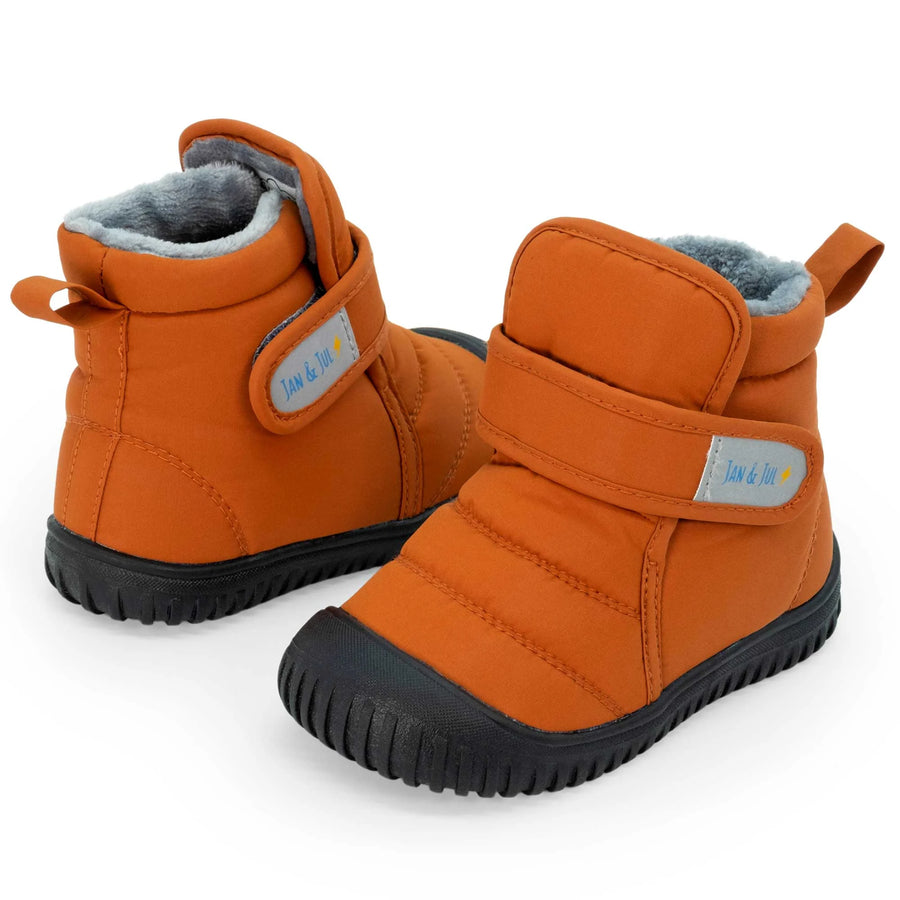 Short insulated boots - Terracotta