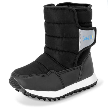 Tall Puffy Boots - Black