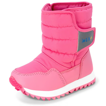 Tall Puffy Boots - Watermelon Pink