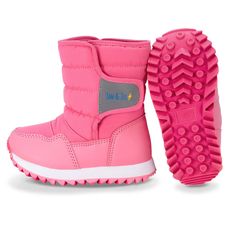 Tall Puffy Boots - Watermelon Pink